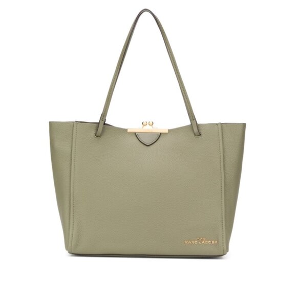 NWT - Marc Jacobs The Kiss Lock large tote bag - Cactus Green 🌵